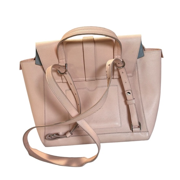 Genuine SENREVE MAESTRA blush pink leather backpack bag - Picture 3 of 13